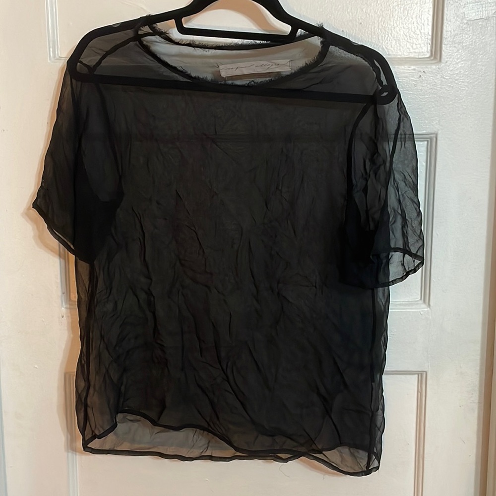 Raquel Allegra Sheer Top